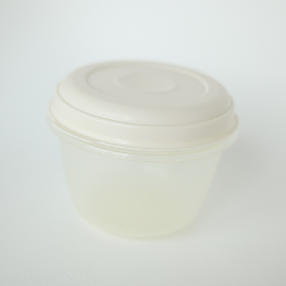 Vintage Rubbermaid Servin Saver Contain + Lid Almond‎ Cream Round 1.3 Pt 470 mL